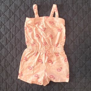 GAP flamingo motif romper! 🦩